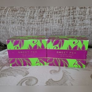 Bath & Body Works Sweet Pea Luxe Body Cream Bundle